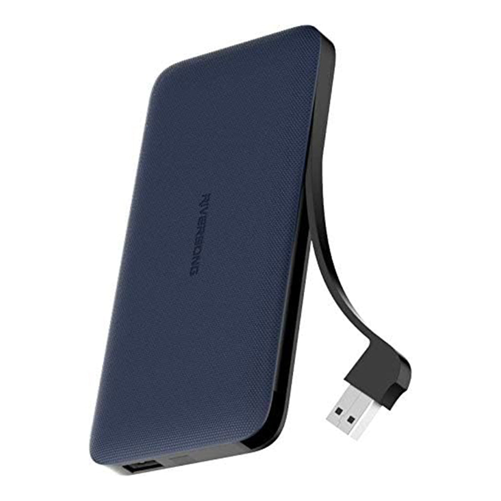 RiverSong Vista 10 Fast Charging 10000mAh Power Bank - Ergonomic Design, Multiple Protections