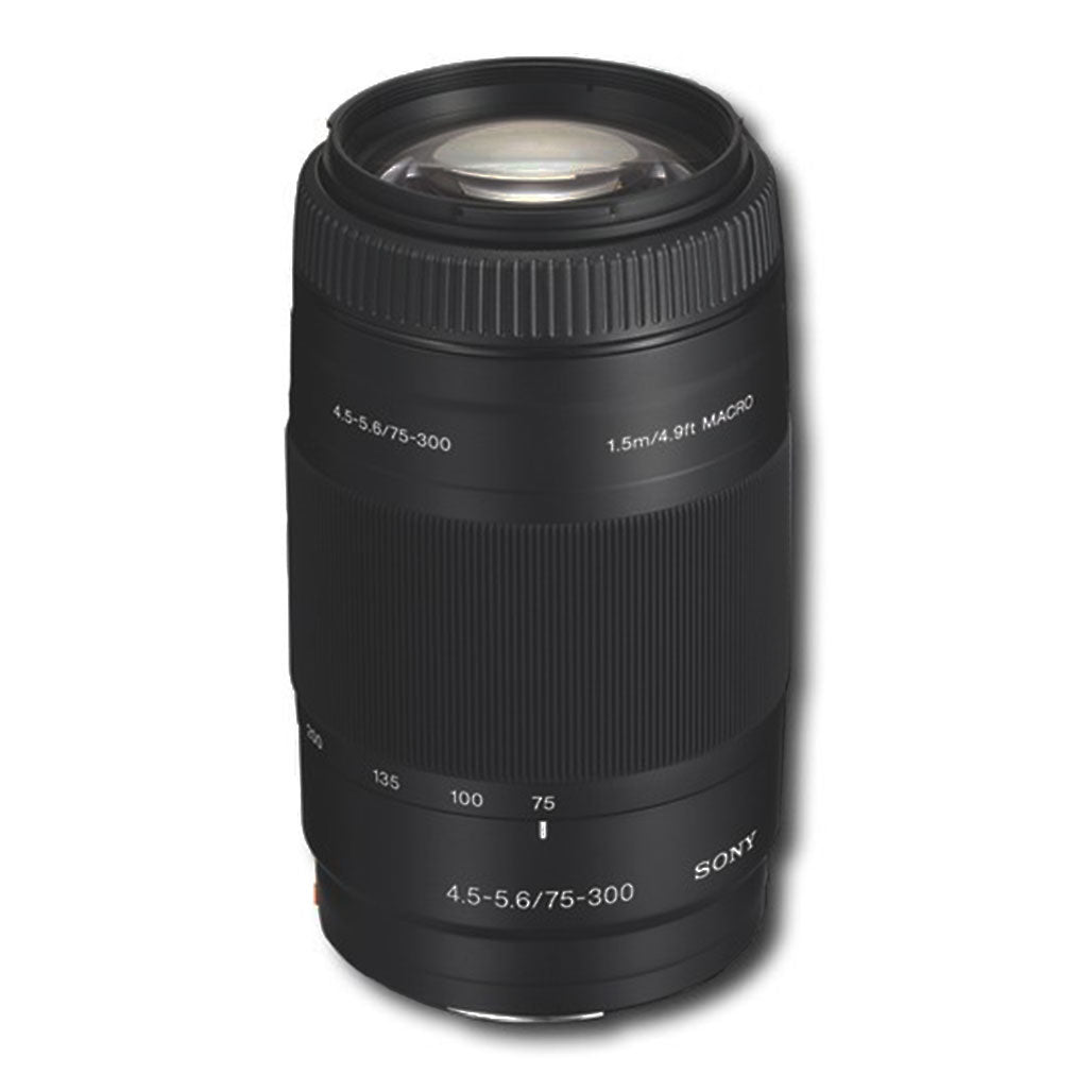Sony - 75-300mm f/4.5-5.6 A-Mount Telephoto Zoom Lens - Black from Sony sold by 961Souq-Zalka
