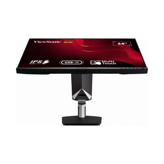 ViewSonic TD2455 24” Touch Monitor - Full HD, USB Type-C, Ergonomic Stand, and Advanced Touch Technology