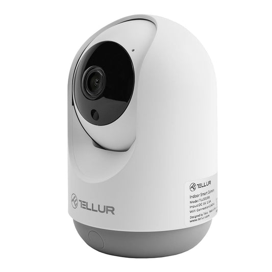 Tellur Smart WiFi Indoor Camera – Ultra HD Surveillance with Pan & Tilt, Night Vision, and Voice Control