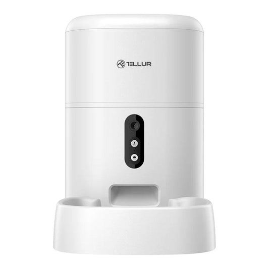 Tellur Smart WiFi Pet Feeder 4L with Ultra HD Camera – White