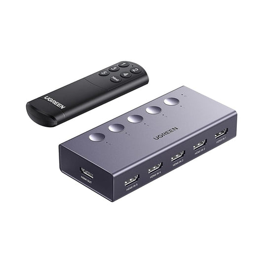 Ugreen HDMI Switch 5-in-1 Out 4K@60Hz HDMI Splitter with Remote
