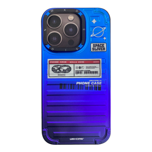 Wekome Luxury Apple iPhone 14 Pro / 14 Pro Max Cover, Anti-Shock Case Blue from Wekome sold by 961Souq-Zalka