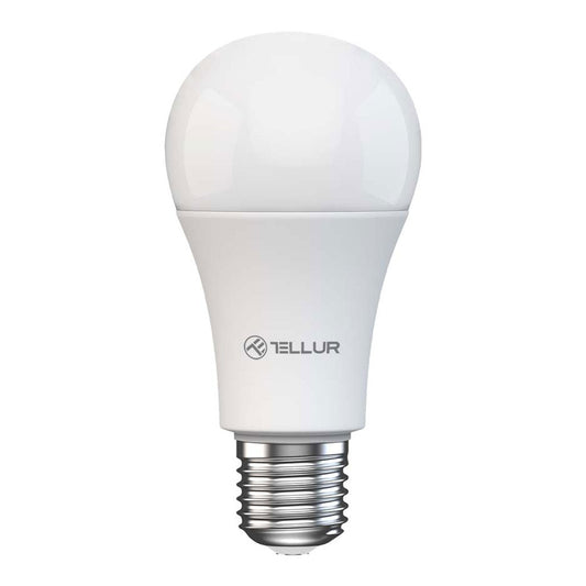 Tellur WiFi Smart Bulb E27 - 9W, Dimmable, White/Warm/RGB