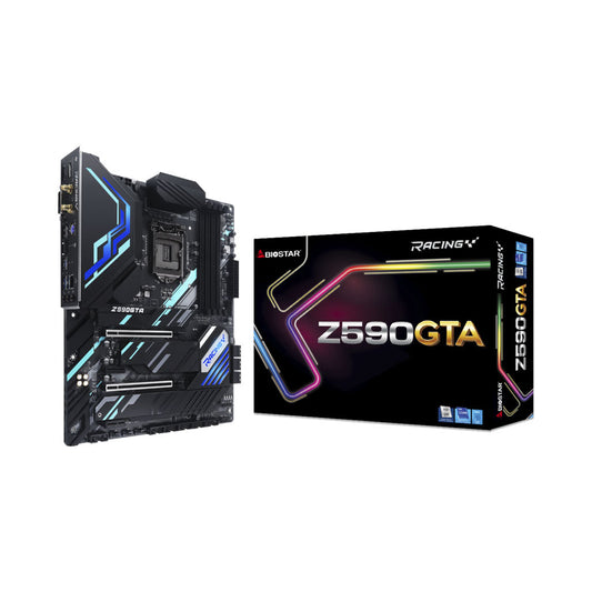Biostar Z590GTA RACING SUPPORT 11TH GENERATION CPU with PCIe 4.0 - LGA 1200 from Biostar sold by 961Souq-Zalka