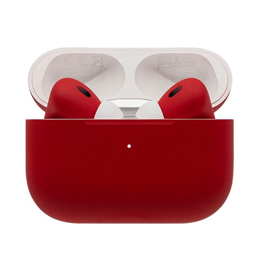 Apple AirPods Pro 2 Ferrari Red Full Paint by Switch | Customizable, Active Noise Cancellation, Personalized Spatial Audio