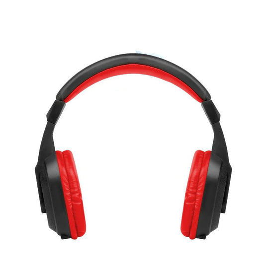 Promate Wireless Bluetooth Headphones, Lightweight Portable On-Ear Stereo Headset with Mic, 3.5mm Audio Cord, HiFi Sound, Volume control and Noise Cancellation, Tempo-BT RED from Promate sold by 961Souq-Zalka