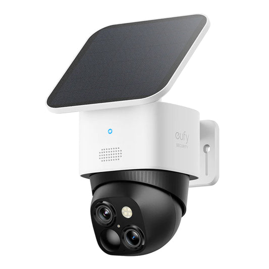 Eufy SoloCam S340 - Wireless Outdoor Security Camera with Dual Lens and Solar Panel