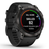 Garmin Fēnix® 7X Pro Sapphire Solar Edition - Titanium with Fog Gray/Ember Orange Band