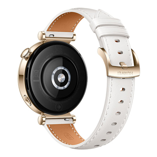 Huawei Watch GT 4 41mm White Leather Strap - Stylish AMOLED Smartwatch with Advanced Fitness Tracking