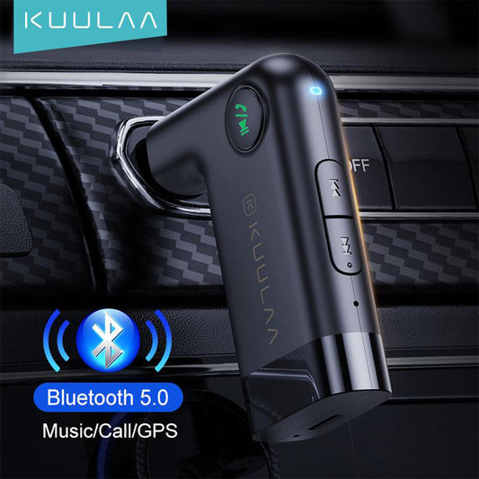 Kuulaa AUX car Bluetooth Receiver 3.5MM Jack Audio Music Bluetooth V5.0