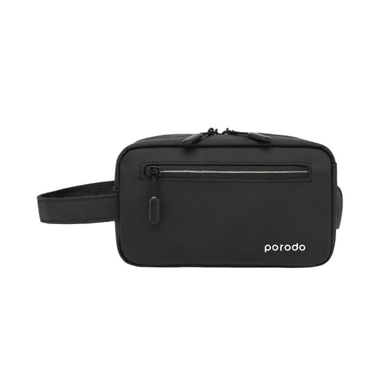 Porodo Lifestyle Multi-Compartment Storage Bag 8.2 inch With 2A USB Charging Output