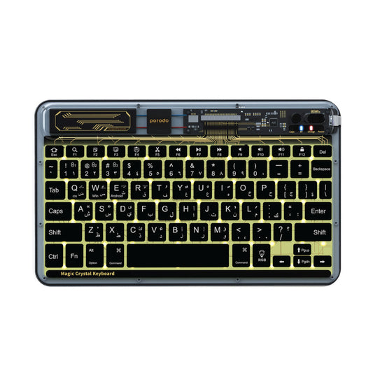 Porodo Crystal Shell Ultra-Slim Keyboard from Porodo sold by 961Souq-Zalka