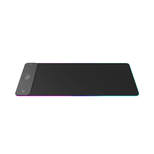 Porodo RGB Gaming Mouse Pad With 15W Fast Wireless Charger - Black
